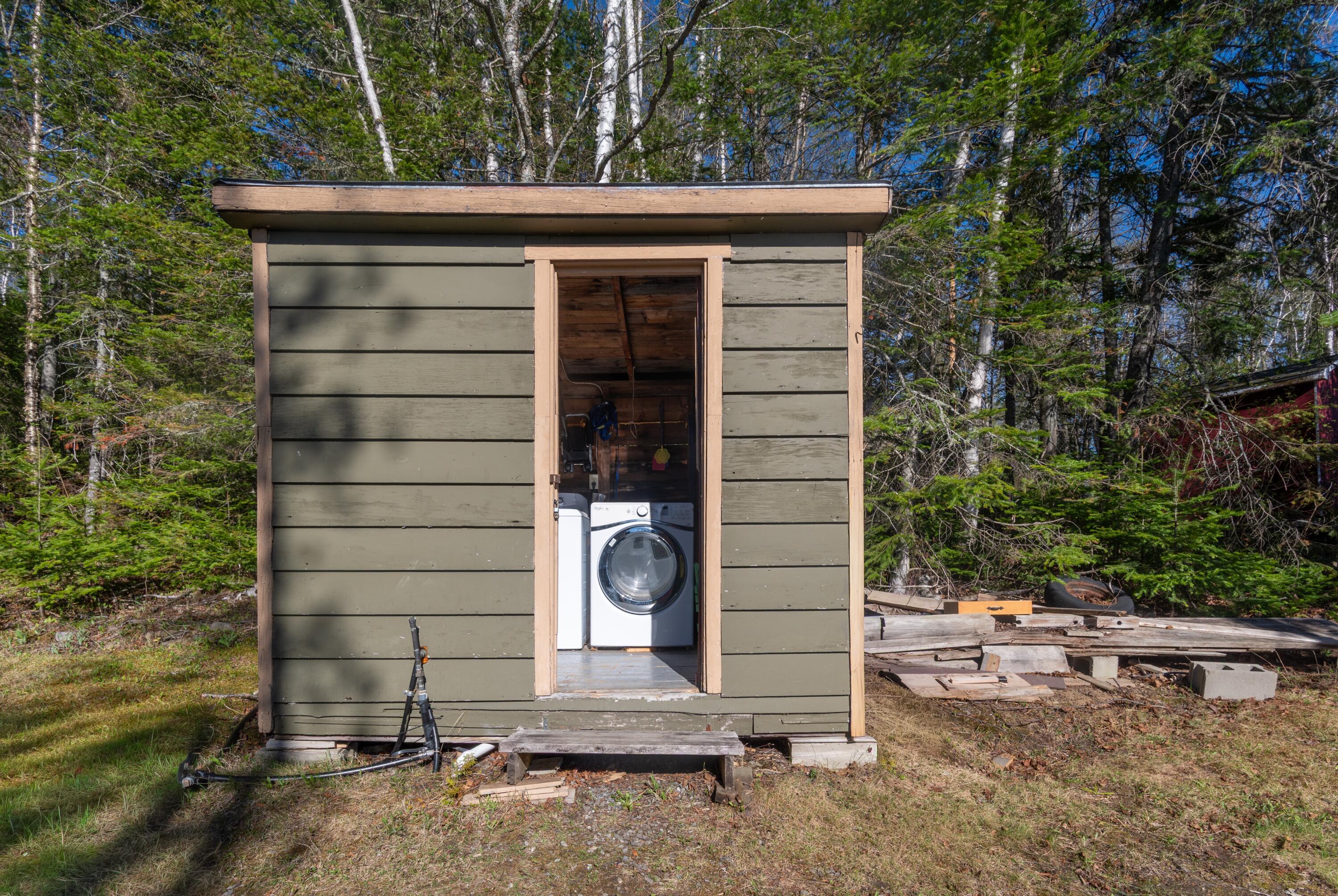 298 West Van Buren Cove Road St. David, ME 04773 - Photo 15 of 41 Laundry Shed