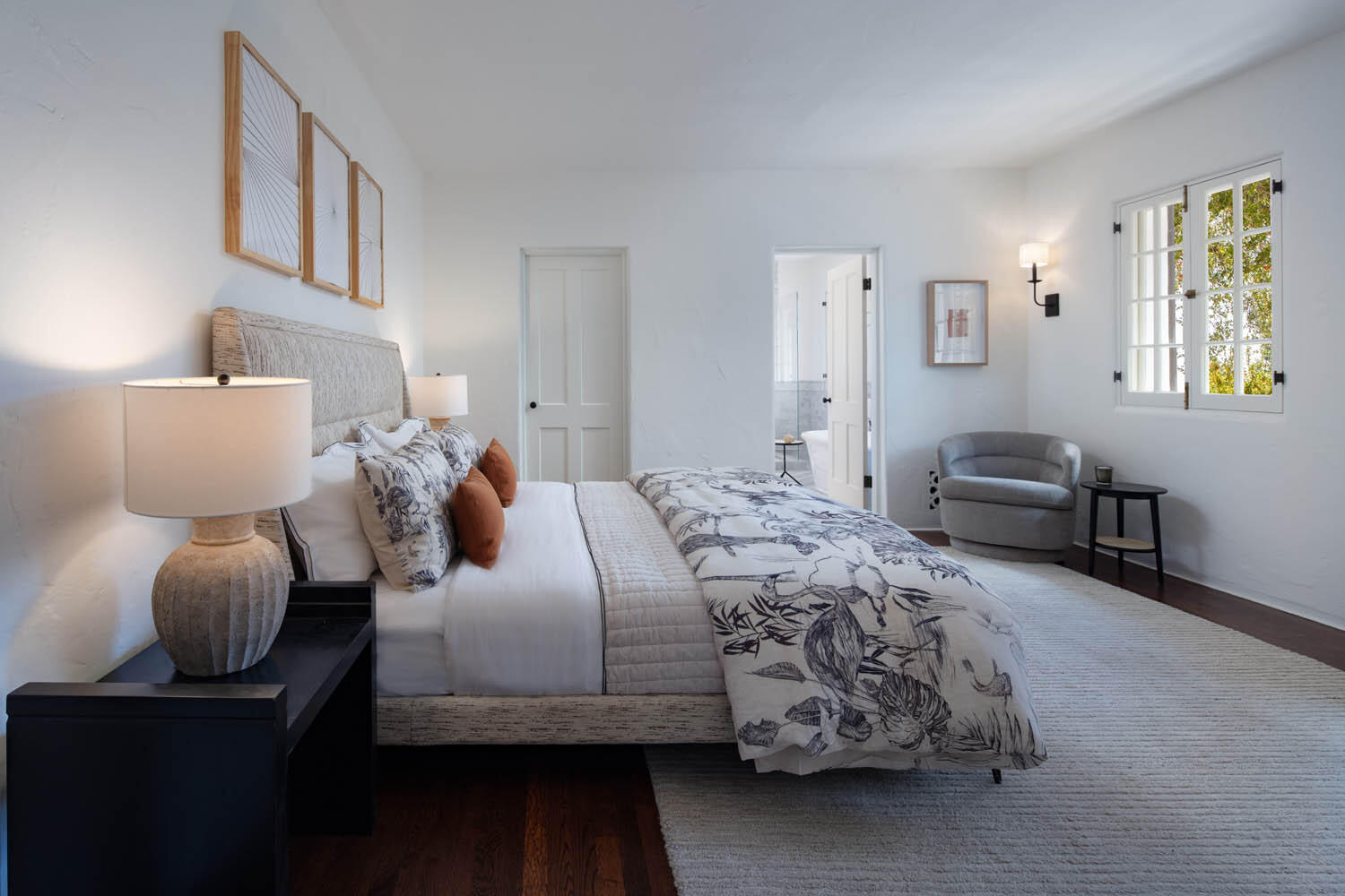 770 Hot Springs Road Montecito, CA 93108 - Photo 18 of 33 a bedroom with bed and a window