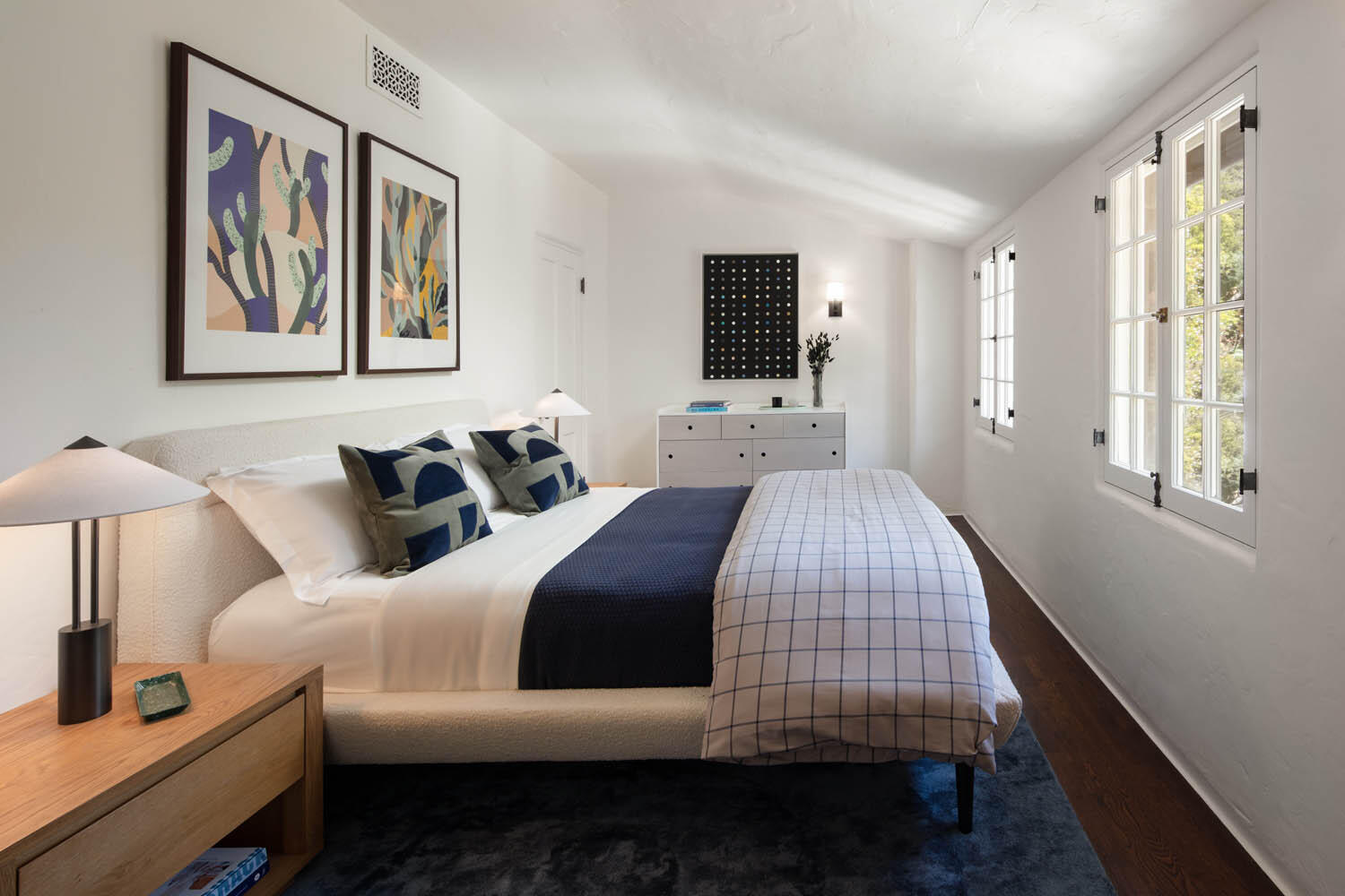 770 Hot Springs Road Montecito, CA 93108 - Photo 19 of 33 a bedroom with bed and a flat screen tv