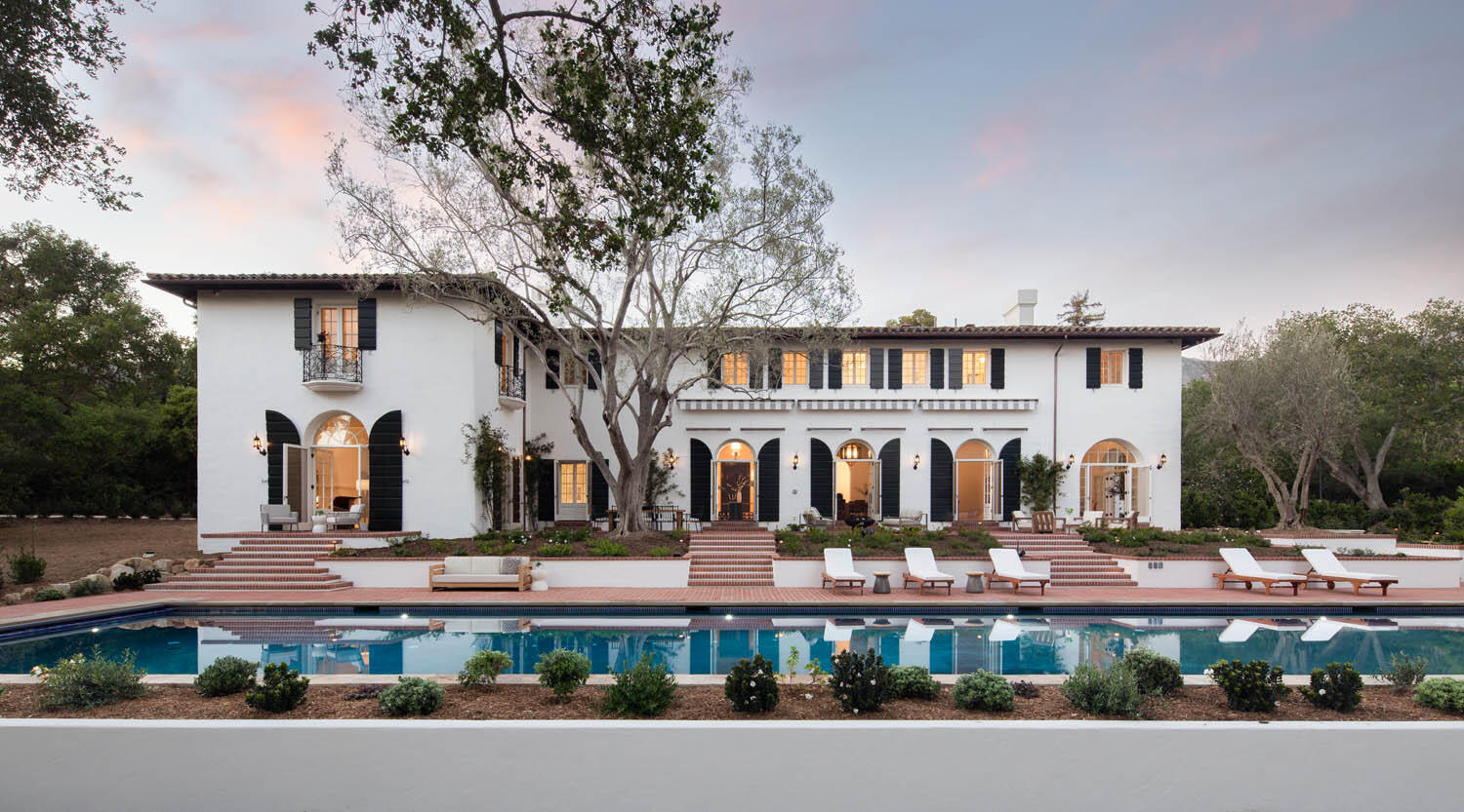770 Hot Springs Road Montecito, CA 93108 - Photo 20 of 33 a front view of a house with lots of green space