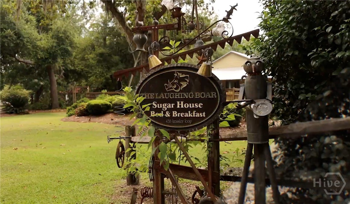 Laughing Boar Restaurant Sign