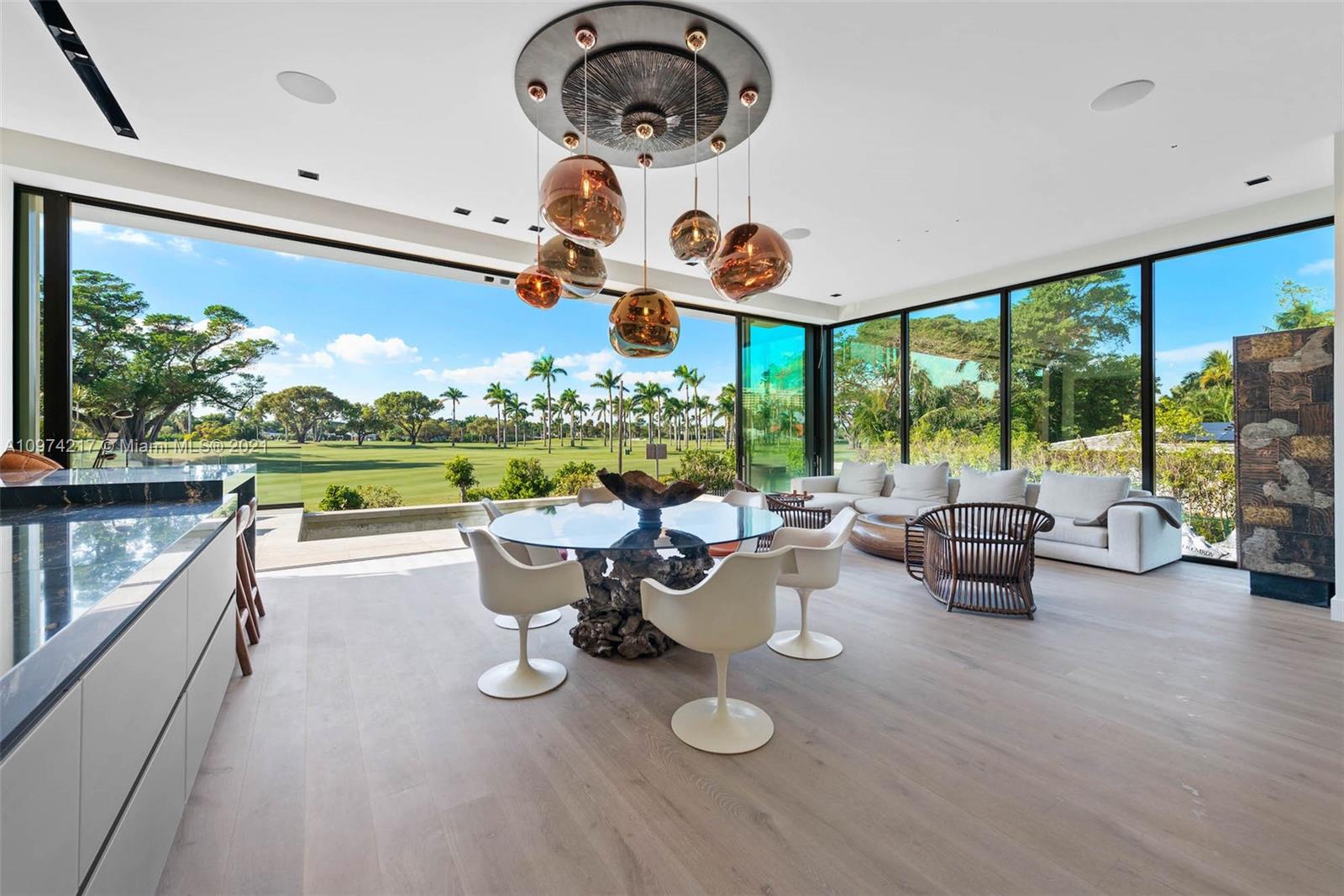 5470 La Gorce Drive Miami Beach, FL 33140 - Photo 7 of 71 a very nice looking living room with furniture and a large window