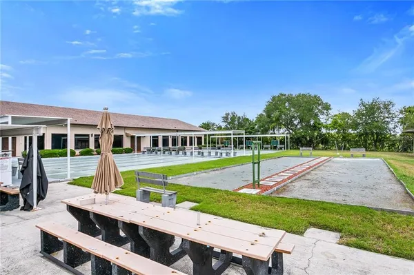 a view of swimming pool and outdoor space