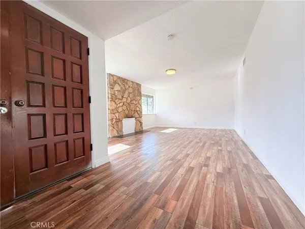 wooden floor in a room