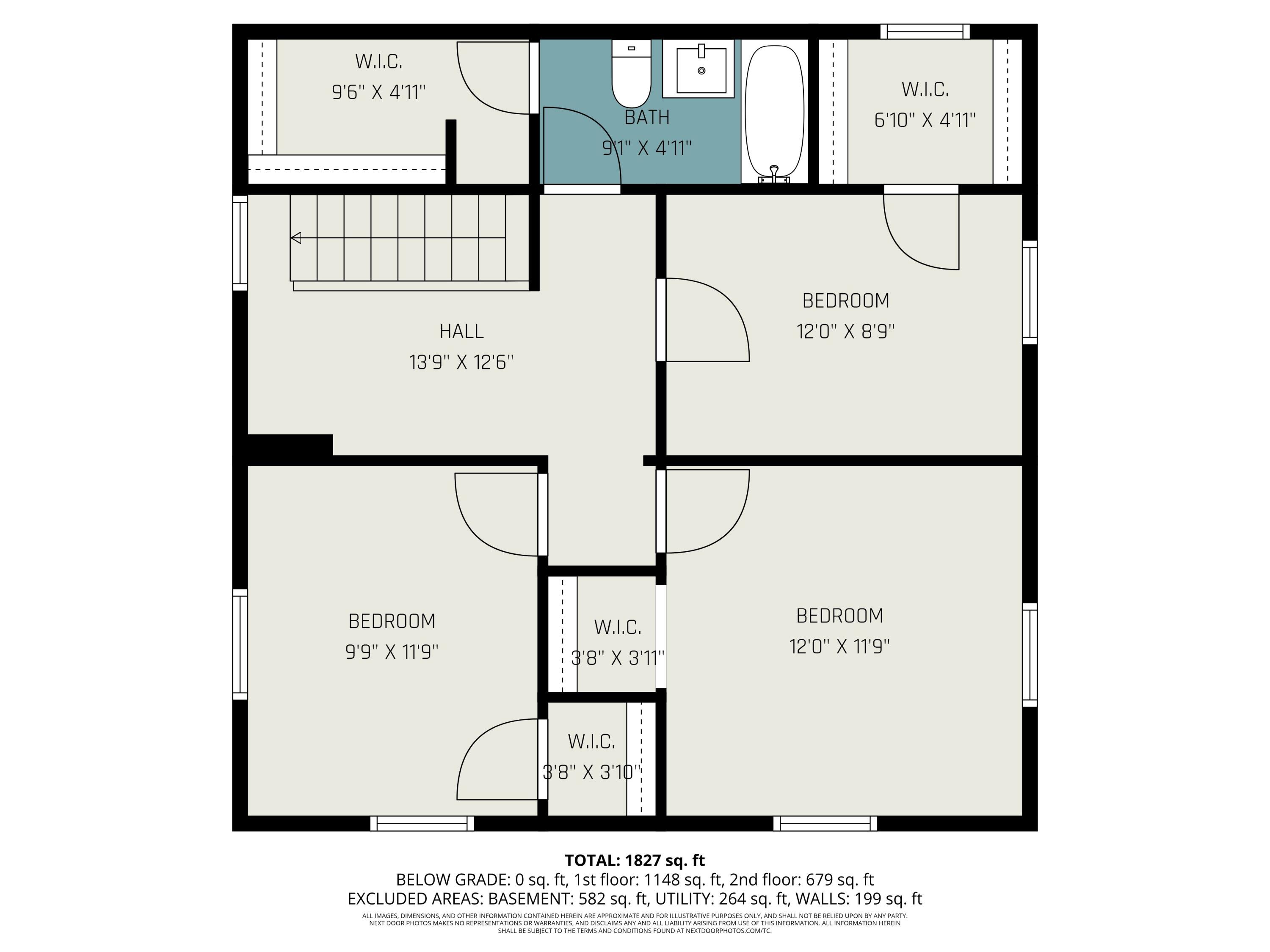 10091 Concord Road Jonesville, MI 49250 - Photo 29 of 30 second_floor_with_sq.ft_249