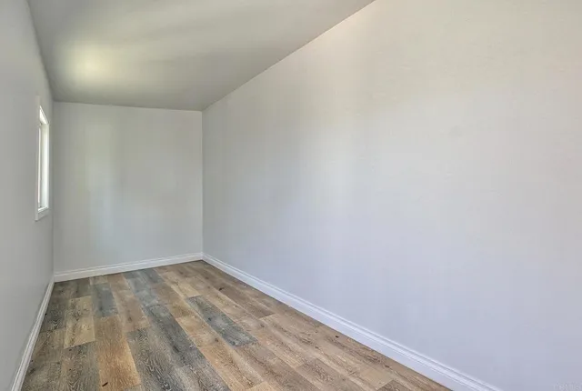 a view of wooden floor in a room