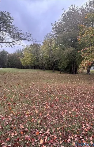 a view of an outdoor space with mountain view