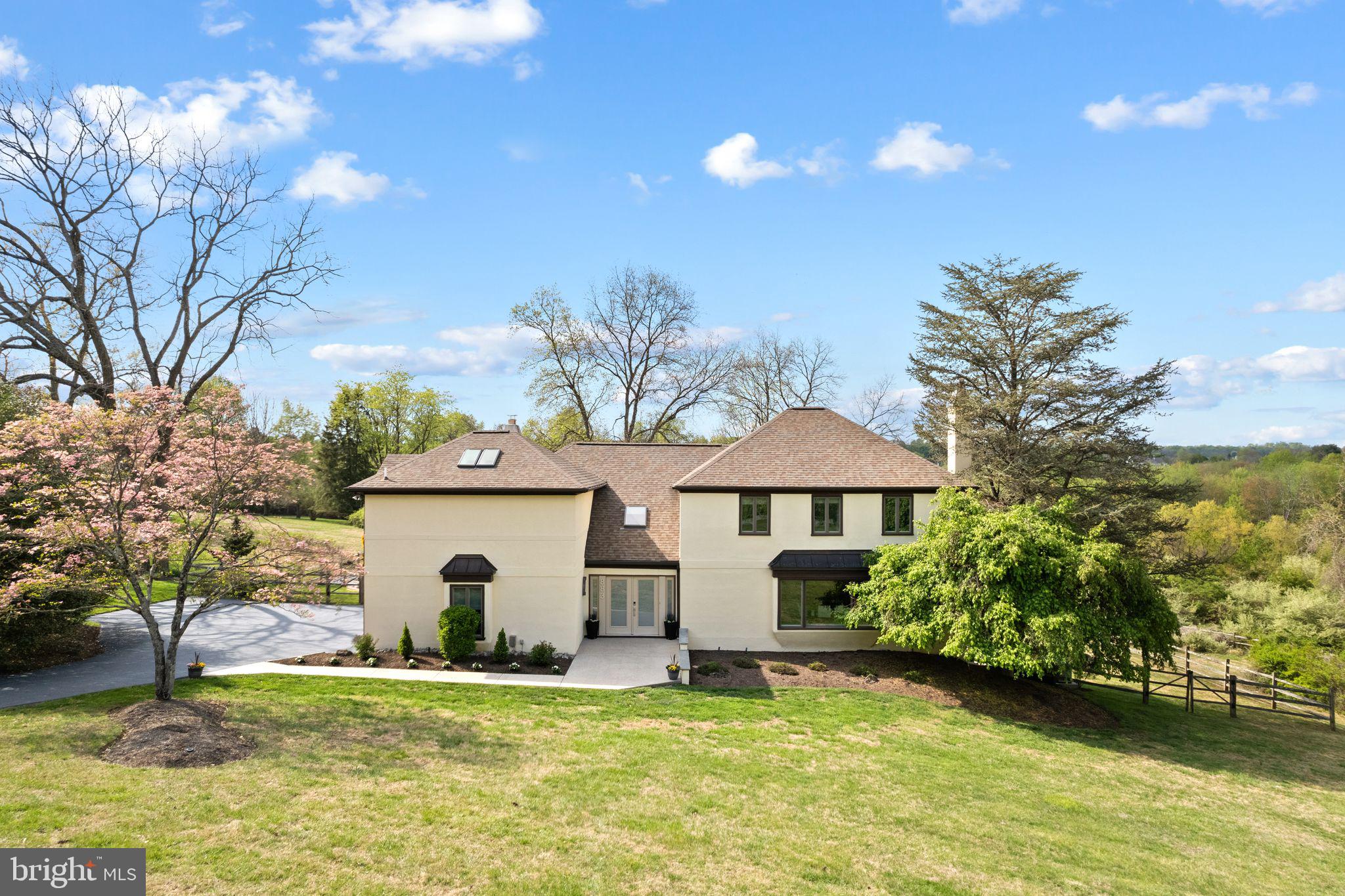 Charming home amidst serene landscapes.