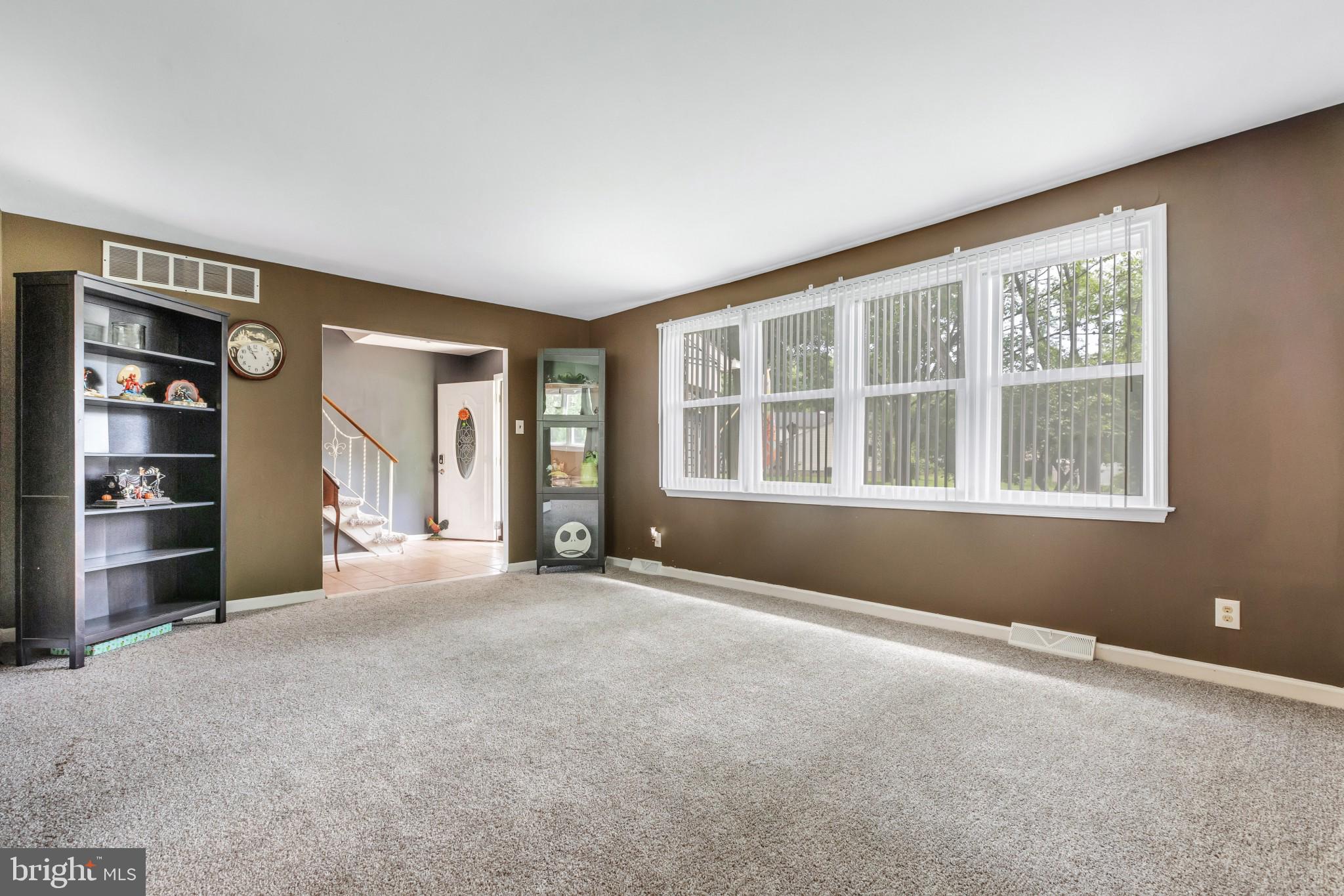 134 Sandringham Road Cherry Hill, NJ 08003 - Photo 3 of 30 View from Living Room into Foyer. Brand new carpet