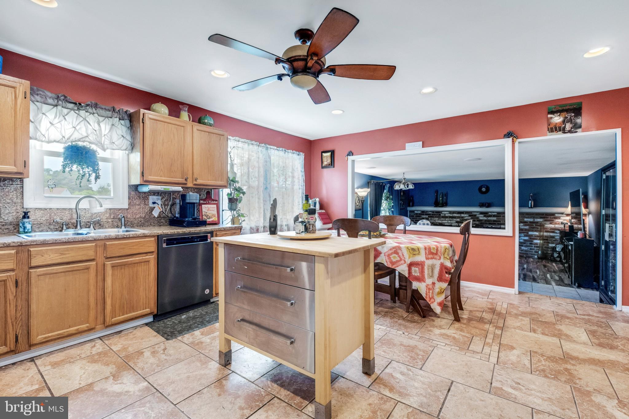 134 Sandringham Road Cherry Hill, NJ 08003 - Photo 10 of 30 View of Kitchen into Family Room