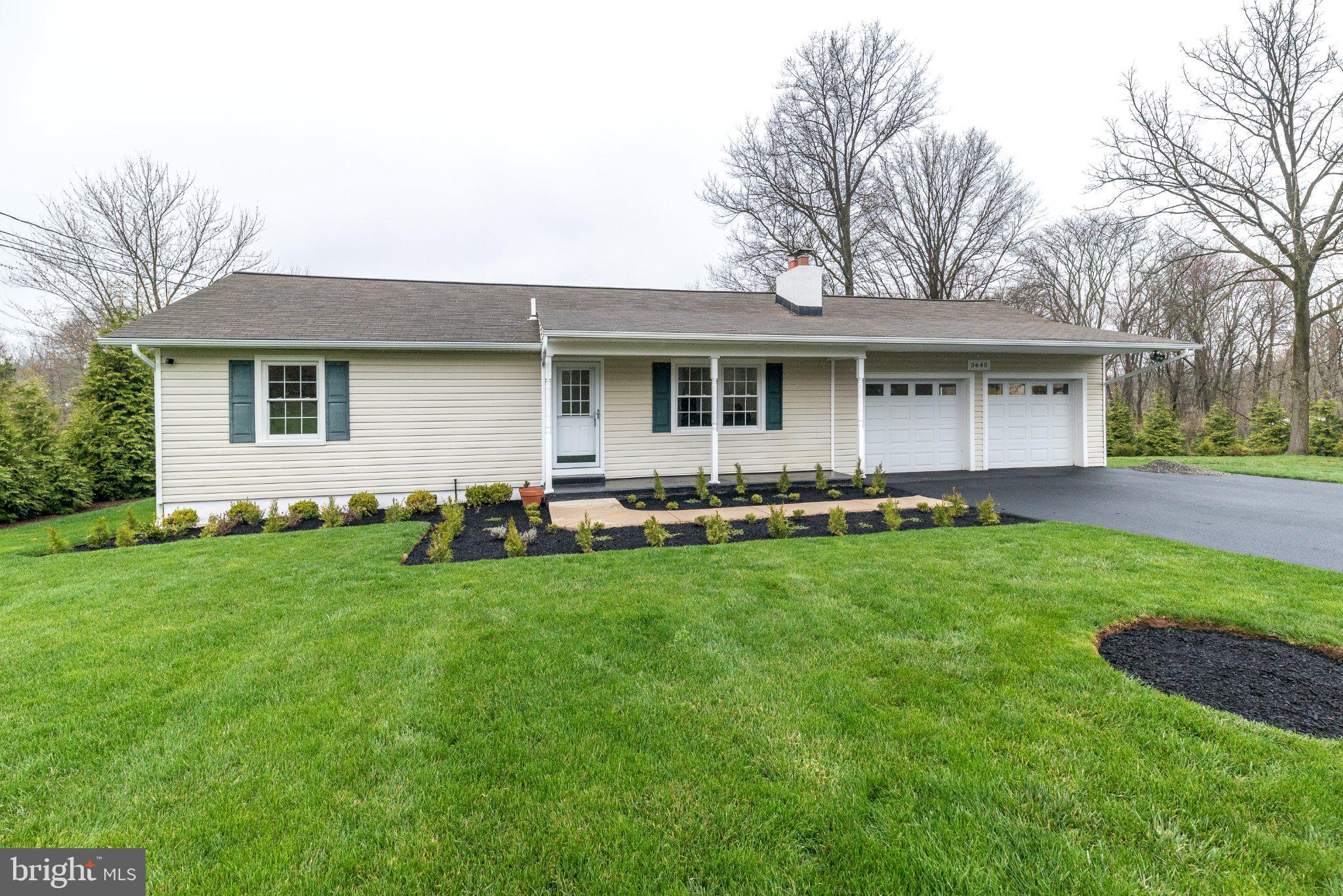 3645-57 Applebutter Road Fountainville, PA 18923 - Photo 48 of 98 a front view of house with yard and green space