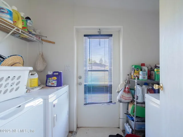 a room with storage and utility