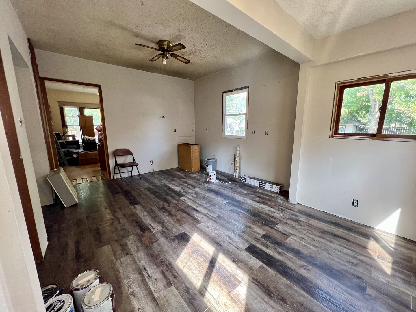 212 Vine Street Villa Grove, IL 61956 - Photo 12 of 36 a bedroom with a bed and a large window