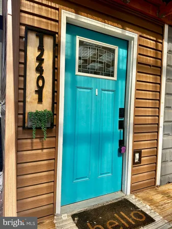 a view of front door with outdoor space