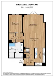 $1,450,000 | 1645 Pacific Avenue, Unit 1D, San Francisco, CA 94109