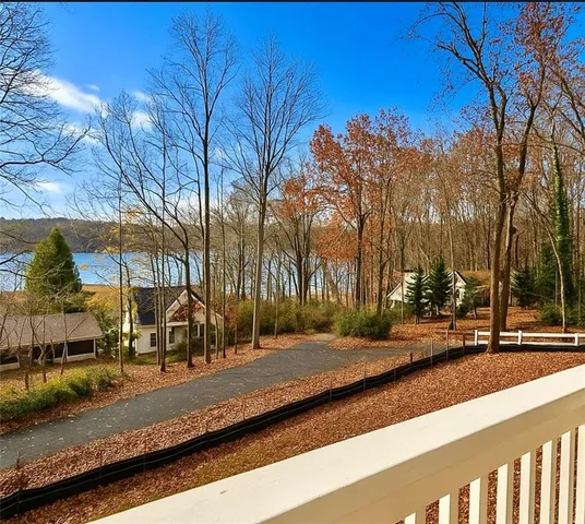 a view of a street with houses