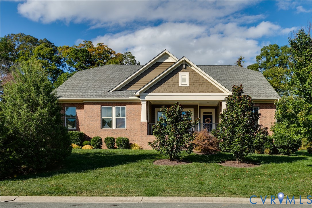 157 Button Bush Road Henrico, VA 23238 - Photo 1 of 1 a front view of a house with a garden