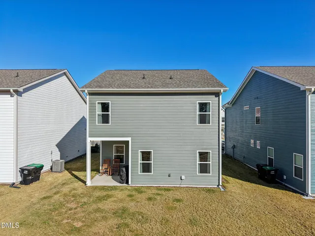 a view of a house with a patio