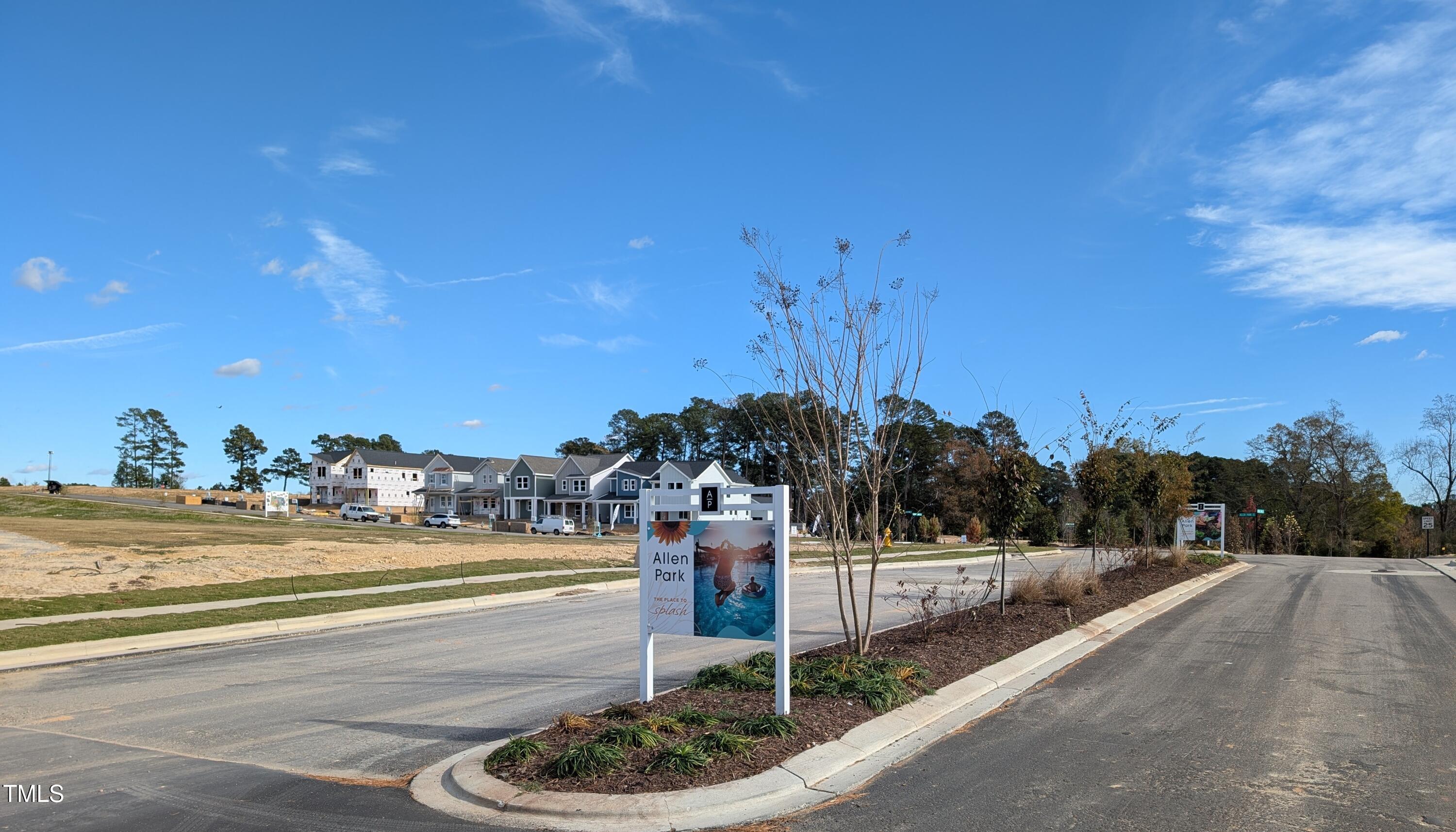 3929 Willow Gate Way Raleigh, NC 27604 - Photo 6 of 11 Allen Park entrance with homes behind