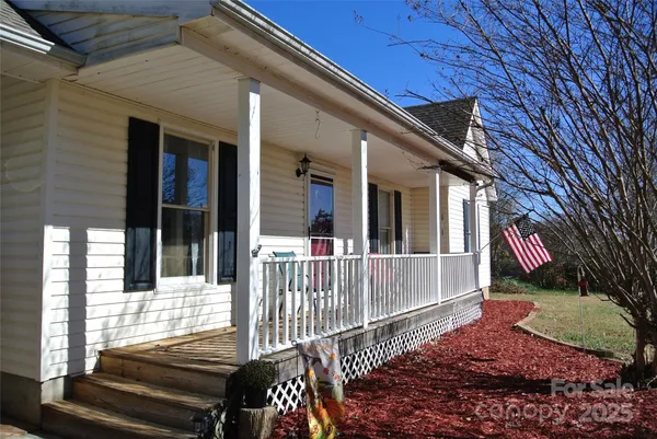 a view of a house with a small porch