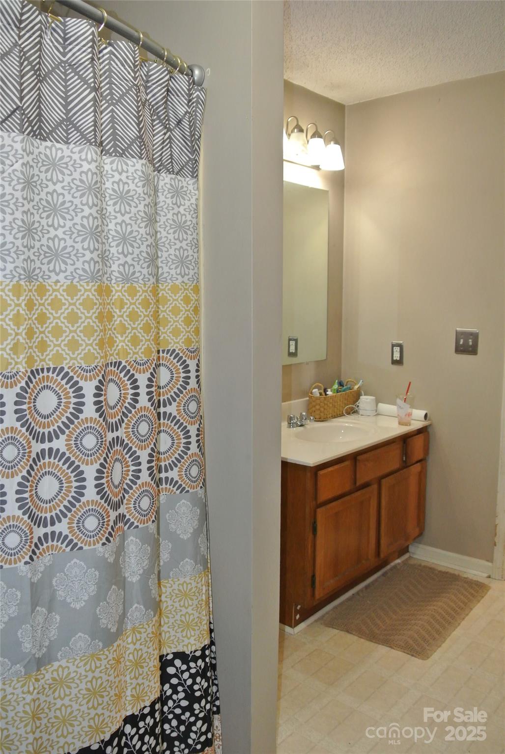 225 McDade Road Forest City, NC 28043 - Photo 41 of 44 a bathroom with a sink a toilet and shower