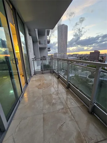 a view of a city with tall buildings