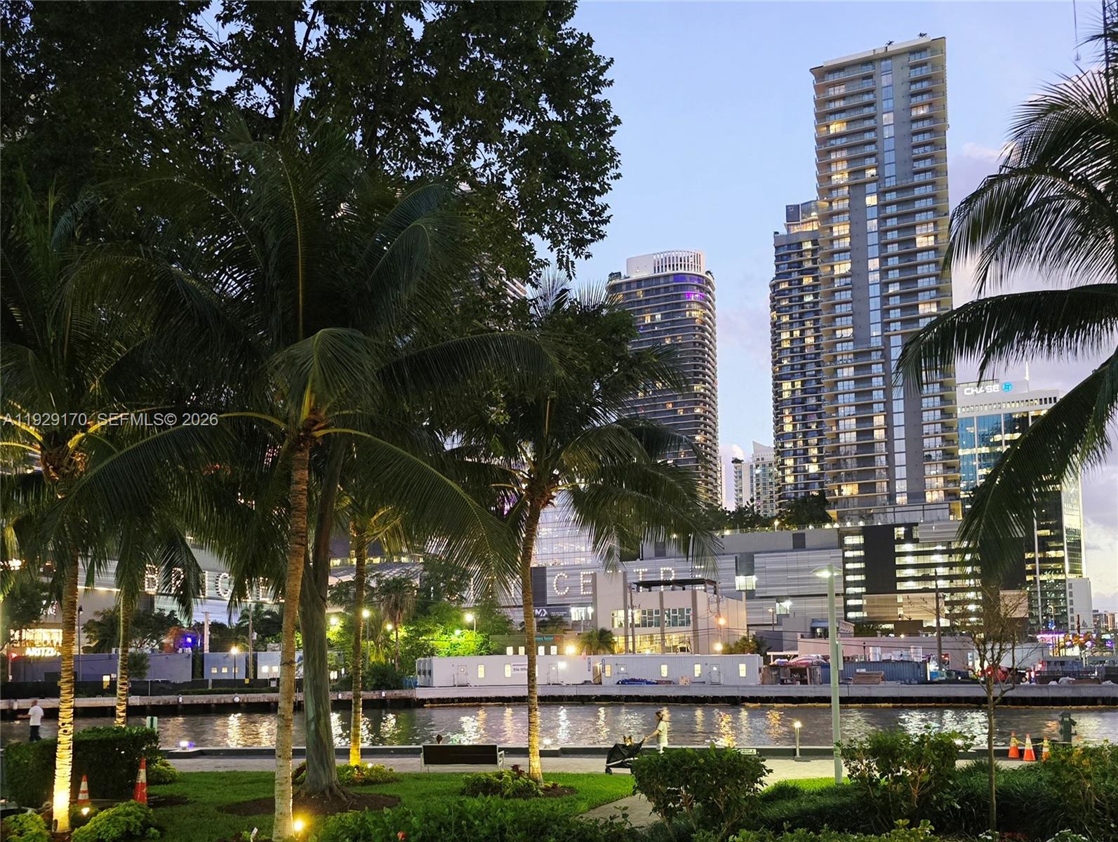 90 Southwest 3rd Street, Unit 1110 Miami, FL 33130 - Photo 49 of 55 Boardwalk right on the Miami River