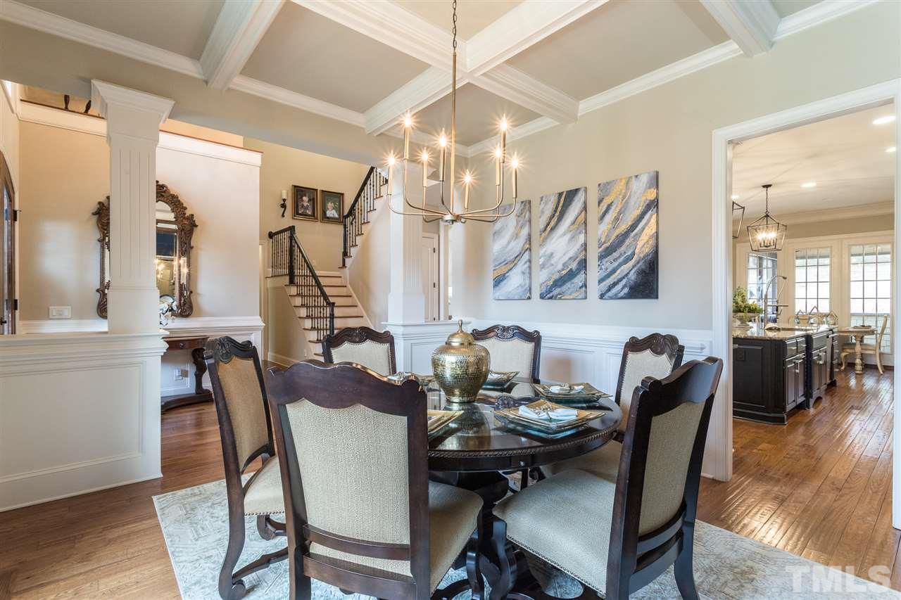 6020 Valencia Court Raleigh, NC 27614 - Photo 4 of 29 a view of a dining room with furniture and wooden floor