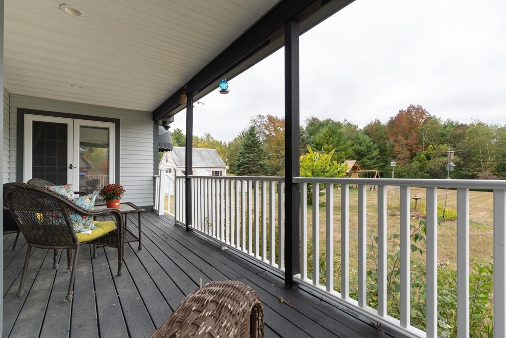110 Hosley Road Gardner, MA 01440 - Photo 31 of 42 a view of balcony with wooden floor