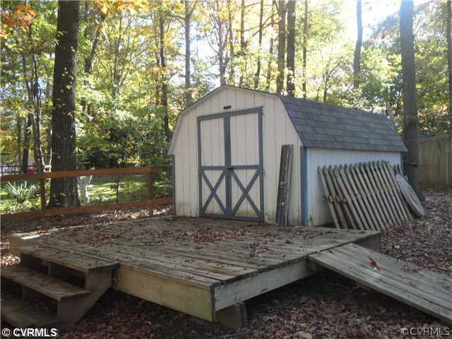 Storage - Outside storage shed or work shop