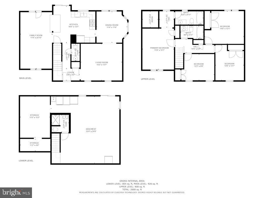 1891 Rutledge Court Severn, MD 21144 - Photo 49 of 49 Floor Plan