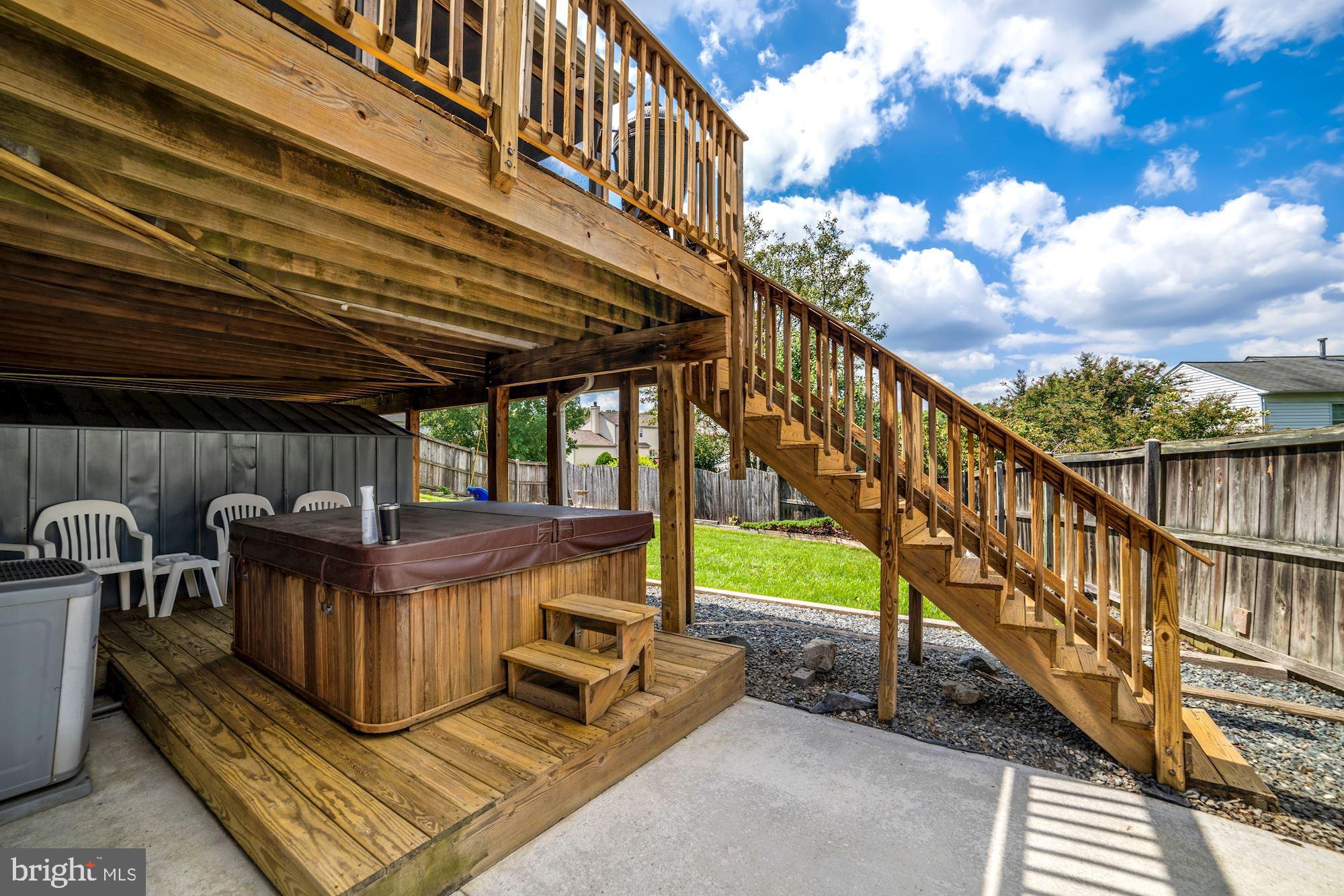 1891 Rutledge Court Severn, MD 21144 - Photo 46 of 49 Hot Tub on Lower Deck