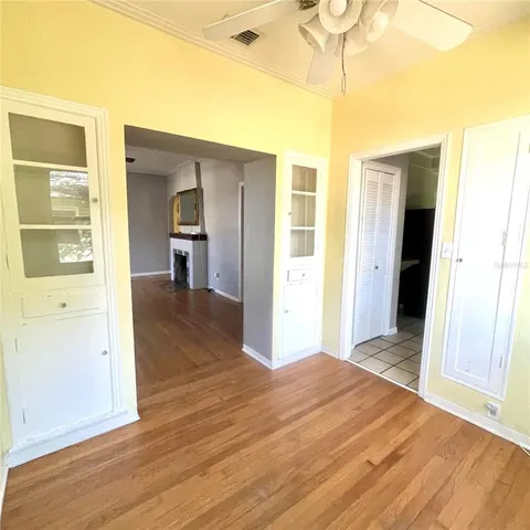 a view interior of the house and wooden floor