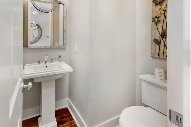 a view of a kitchen from a windows