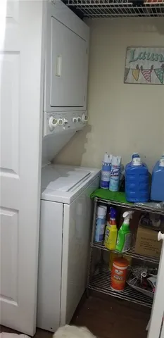 a room with storage and utility