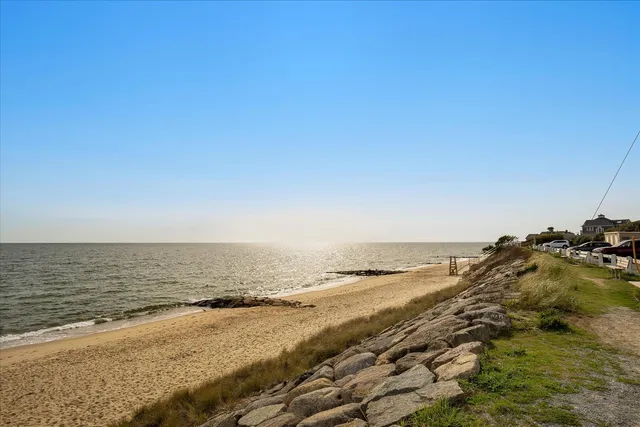 a view of an ocean beach