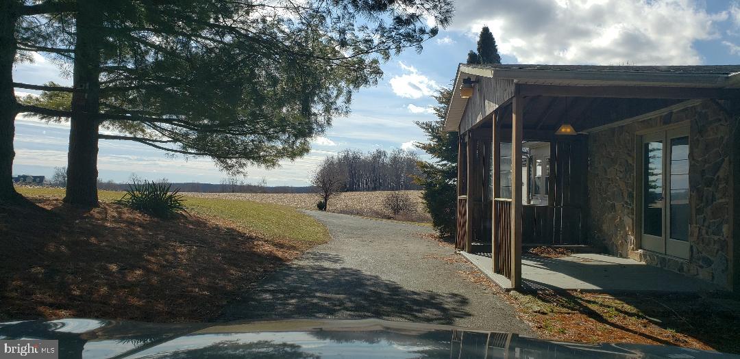 back door with view