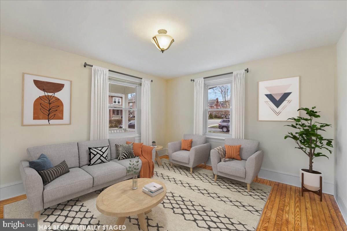 2530 East County Line Road Ardmore, PA 19003 - Photo 3 of 27 Virtually staged living room