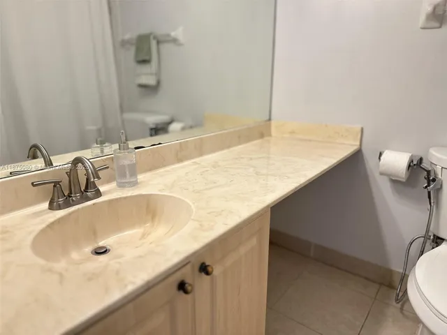 a bathroom with a sink and a toilet