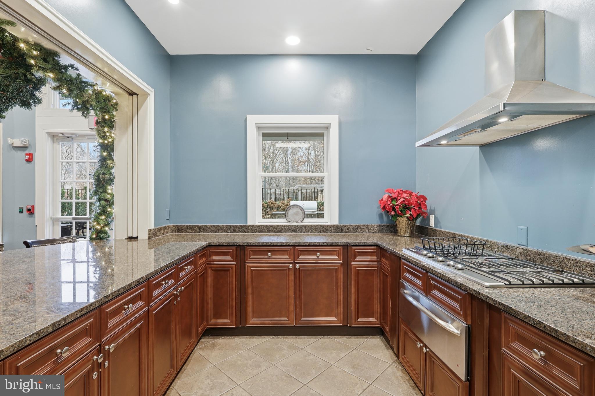 1934 Crescent Park Drive, Unit 28A Reston, VA 20190 - Photo 33 of 38 a kitchen with granite countertop a sink and cabinets