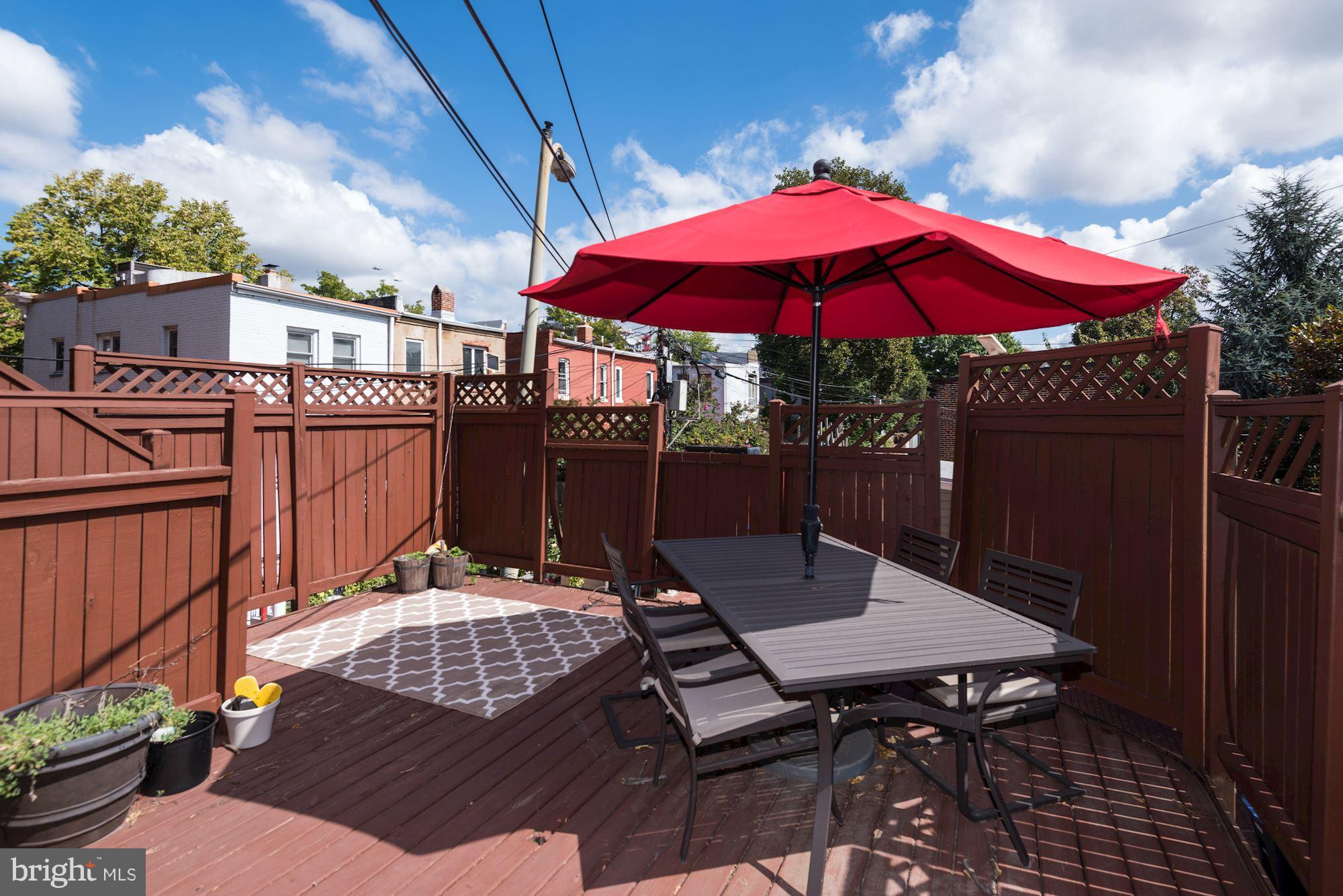 1905 16th Street Northwest Washington, DC 20009 - Photo 19 of 23 Private Deck