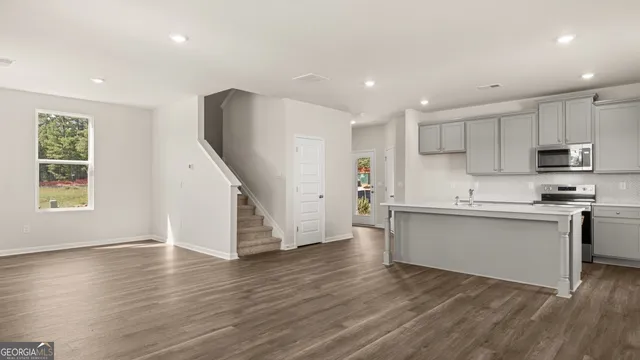 a view of an empty room