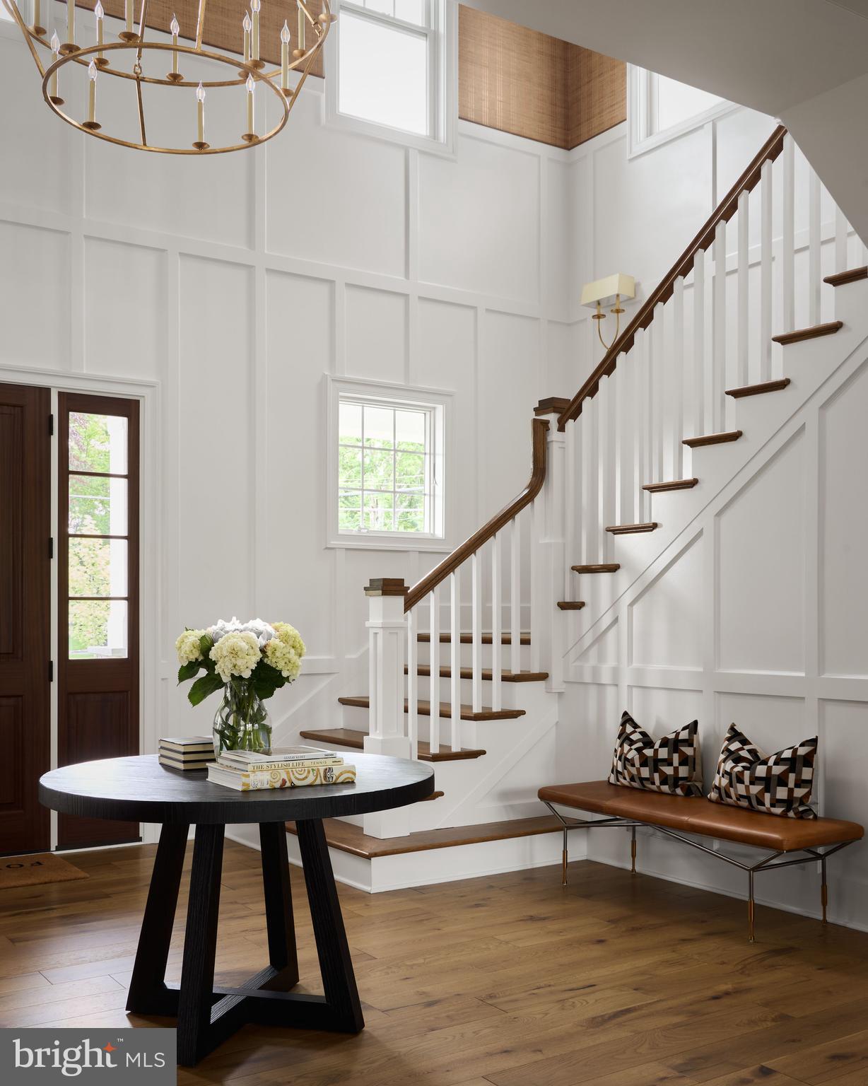 474 Barclay Road Bryn Mawr, PA 19010 - Photo 13 of 15 a view of entryway and hall with wooden floor