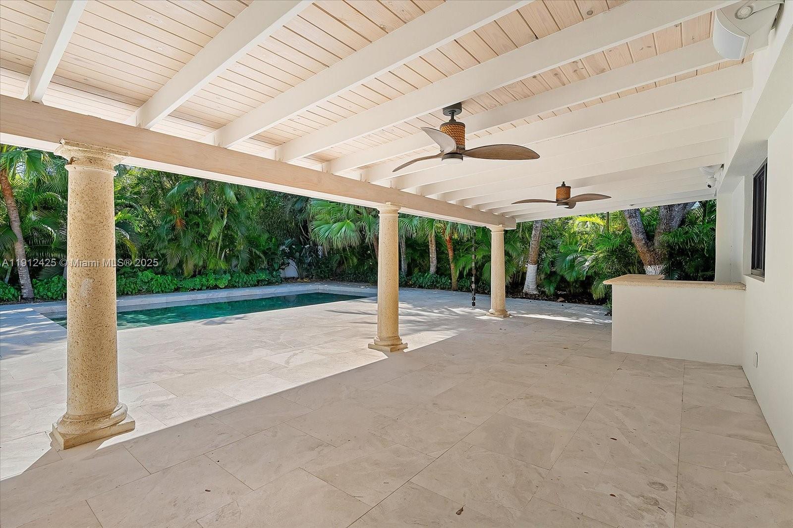 325 Gulf Road Key Biscayne, FL 33149 - Photo 41 of 51 a view of a porch