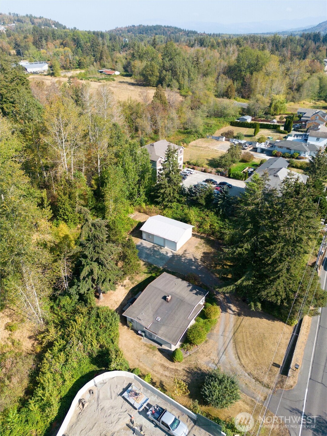 620 Telegraph Road Bellingham, WA 98226 - Photo 18 of 21 an aerial view of residential houses with outdoor space