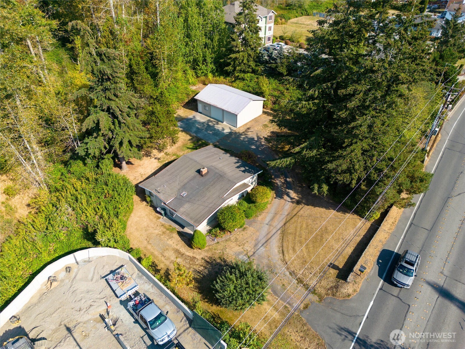 620 Telegraph Road Bellingham, WA 98226 - Photo 2 of 21 an aerial view of a house with a yard