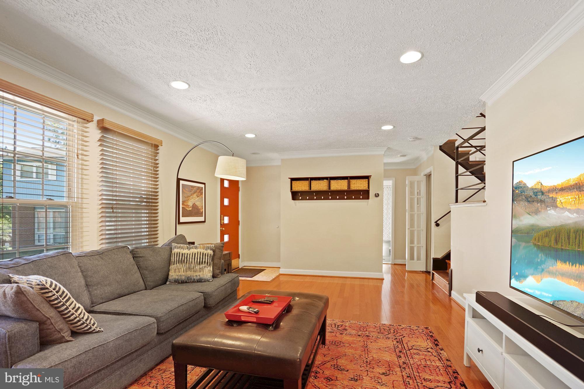 6329 Beryl Road Alexandria, VA 22312 - Photo 10 of 30 Living room; hardwood floors throughout home