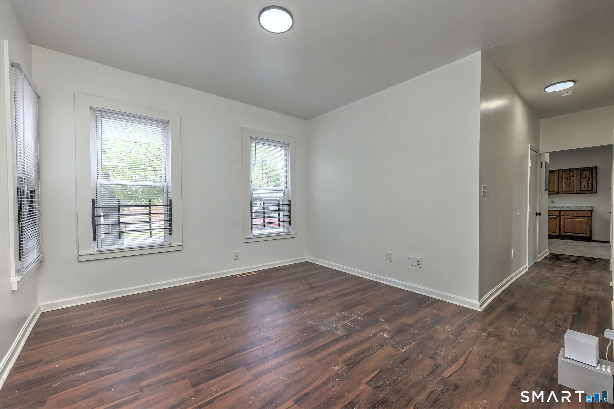 483 Ferry Street, Unit 1 New Haven, CT 06513 - Photo 13 of 33 wooden floor in an empty room with a window
