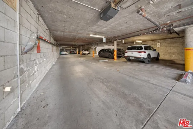 a view of a car parking garage