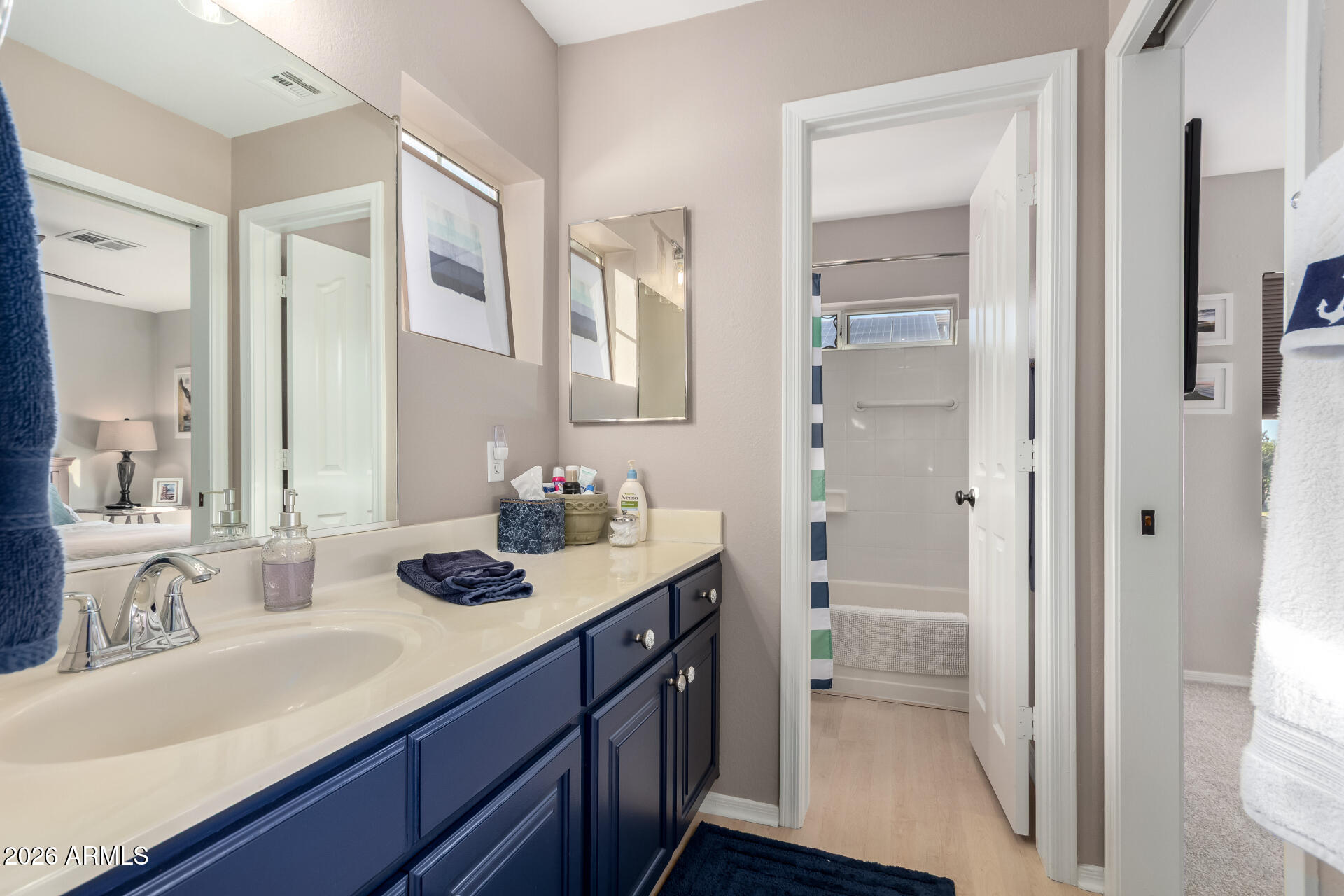 240 East Gail Court Gilbert, AZ 85296 - Photo 35 of 49 a bathroom with a sink a toilet and shower